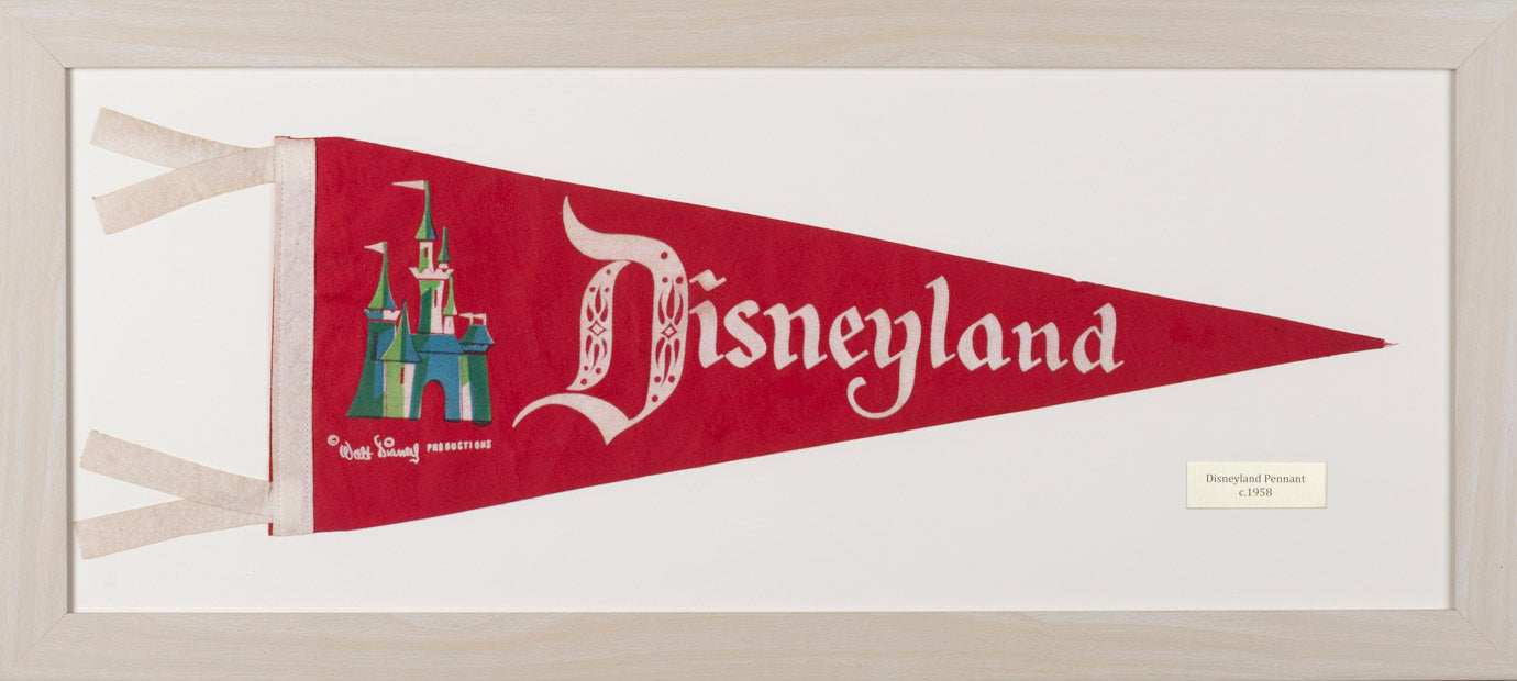 Vintage Disneyland Pennant shops