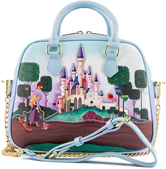 Disney The Little Mermaid Ariel Castle Crossbody Bag