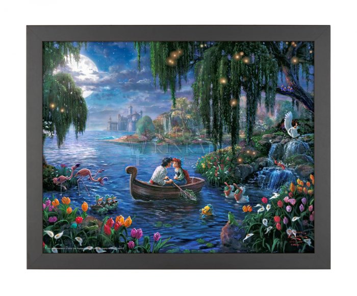 Disney Little Mermaid II Canvas Thomas Kinkade Studios Signed by