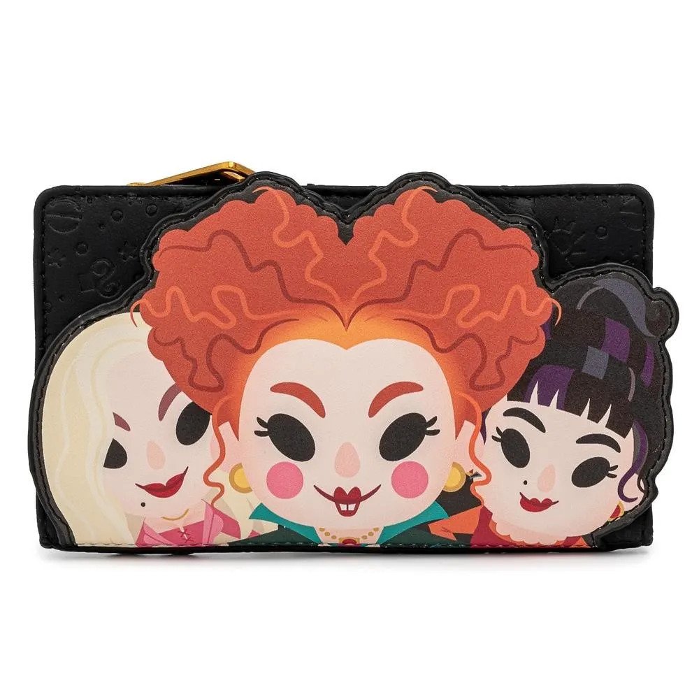 Loungefly Disney Hocus Pocus Dani Binx Cat Zip-Around Wallet 