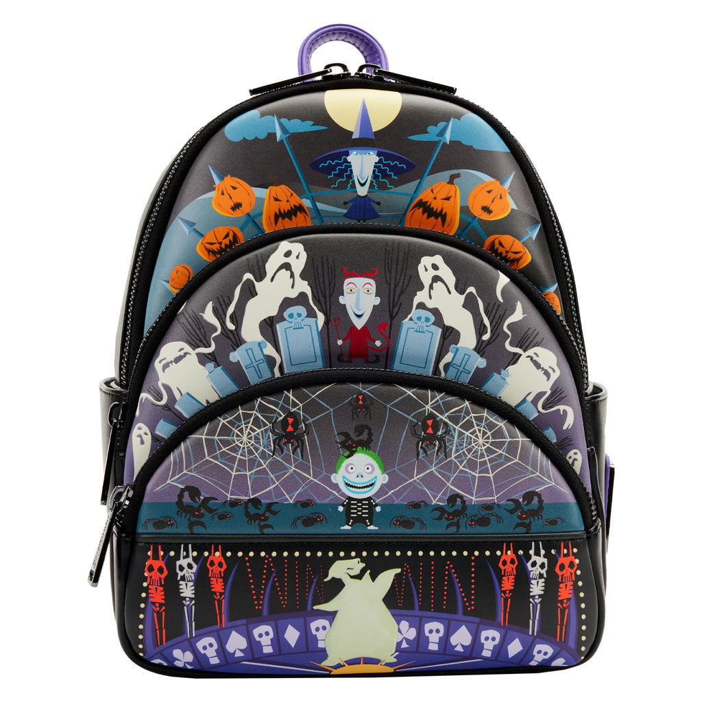 Disney Villains Color Block Triple Pocket Mini Backpack