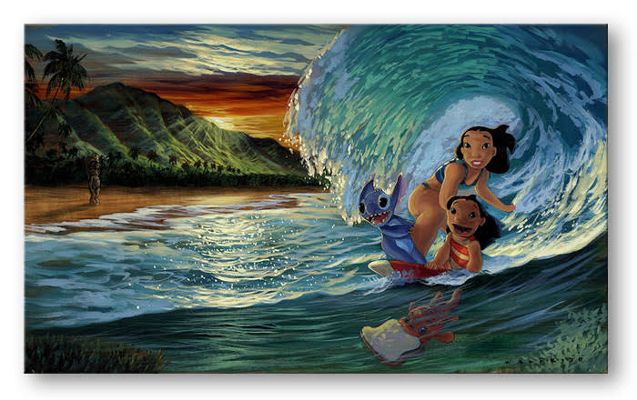 Surf Rider Stitch - Disney Treasure On Canvas – Stage Nine