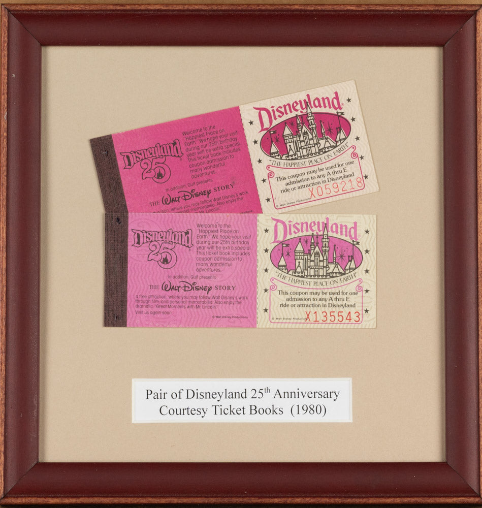 Disneyland Ticket Books – Stage Nine Entertainment Store