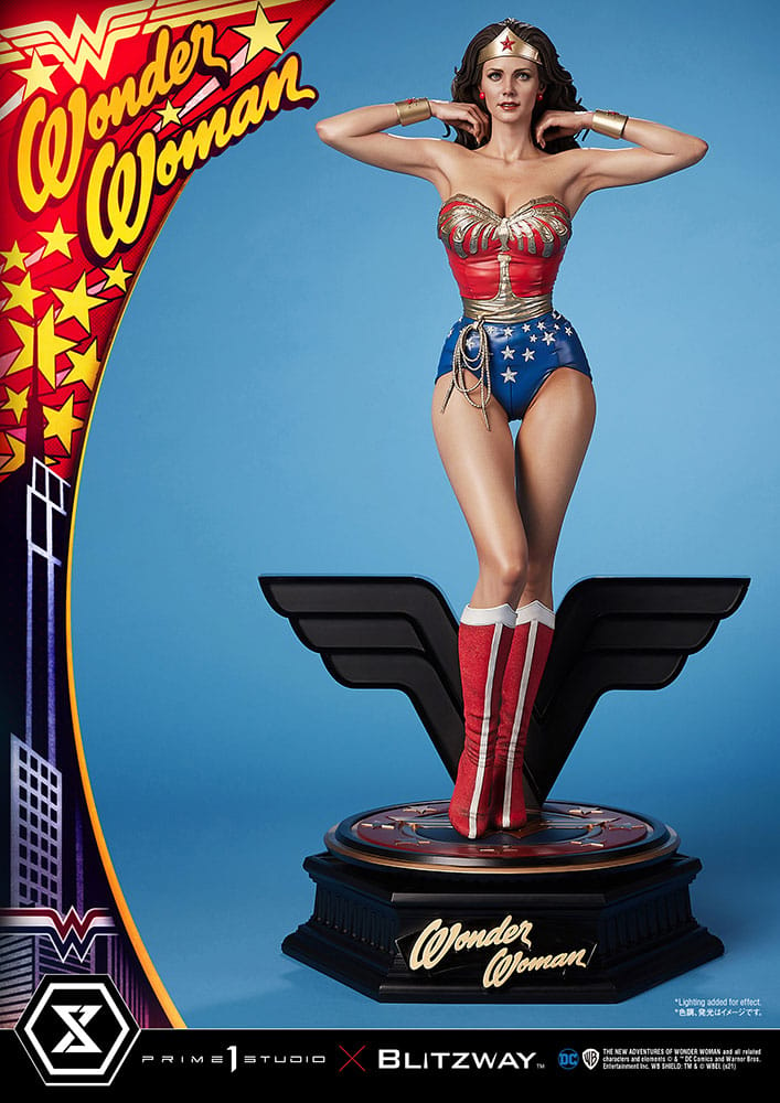  Iron Studios Wonder Woman - Lynda Carter - Statuette 1/10 Art  Scale - 23cm : Toys & Games