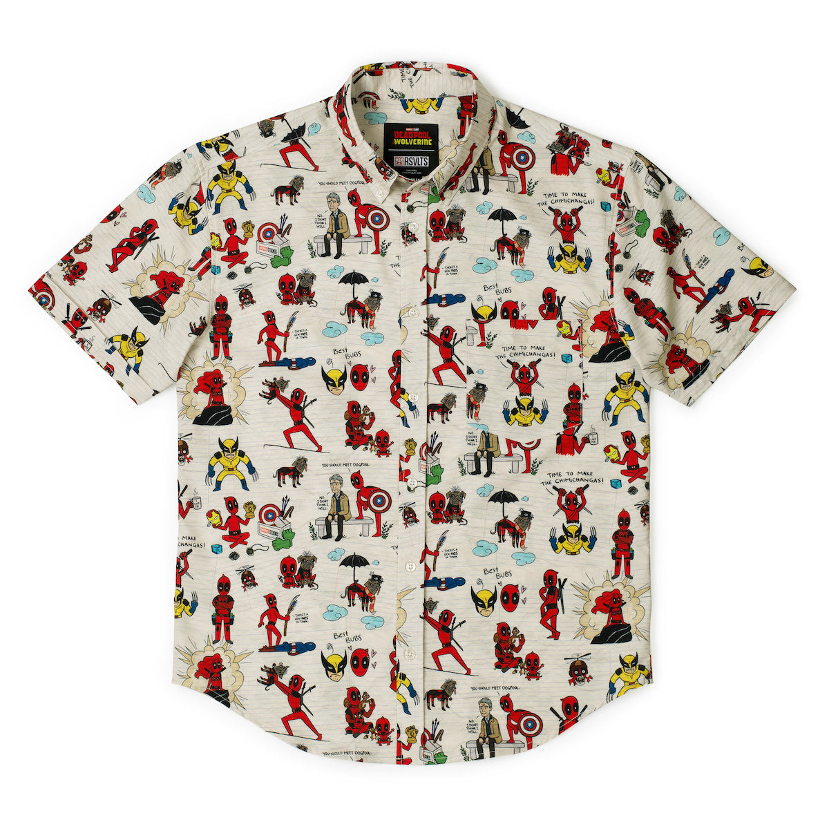 RSVLTS-Marvel's Deadpool & Wolverine-Wade's World Short Sleeve Shirt