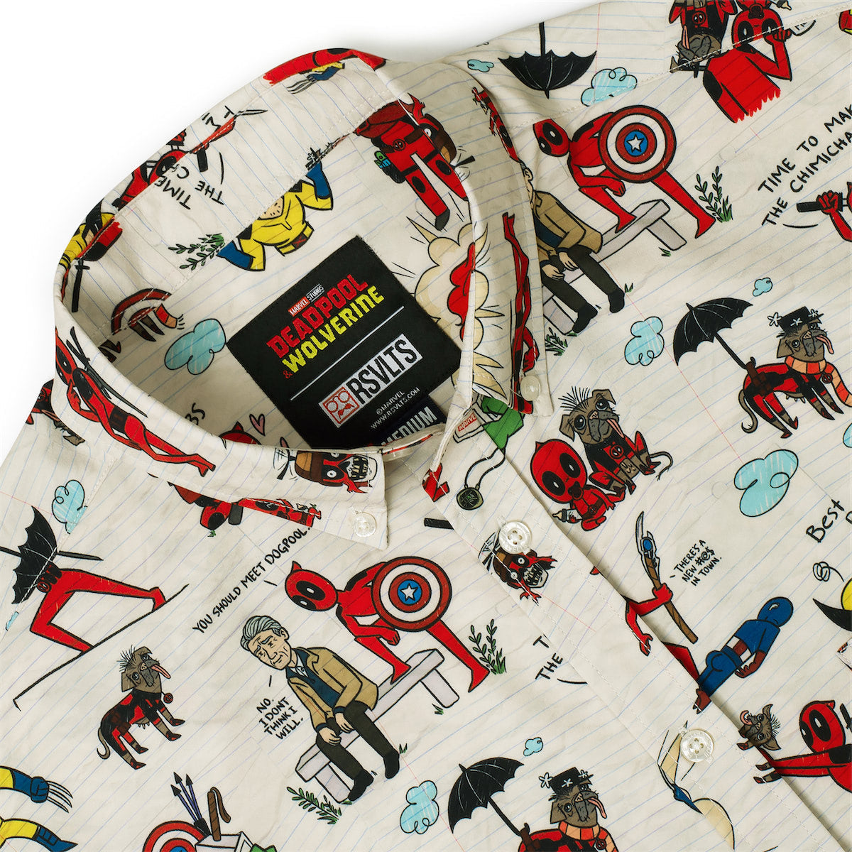 RSVLTS-Marvel's Deadpool & Wolverine-Wade's World Short Sleeve Shirt