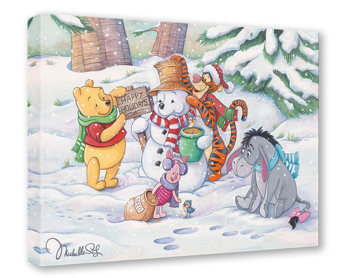 Pooh's Winter Holiday - Limited Edition Unframed