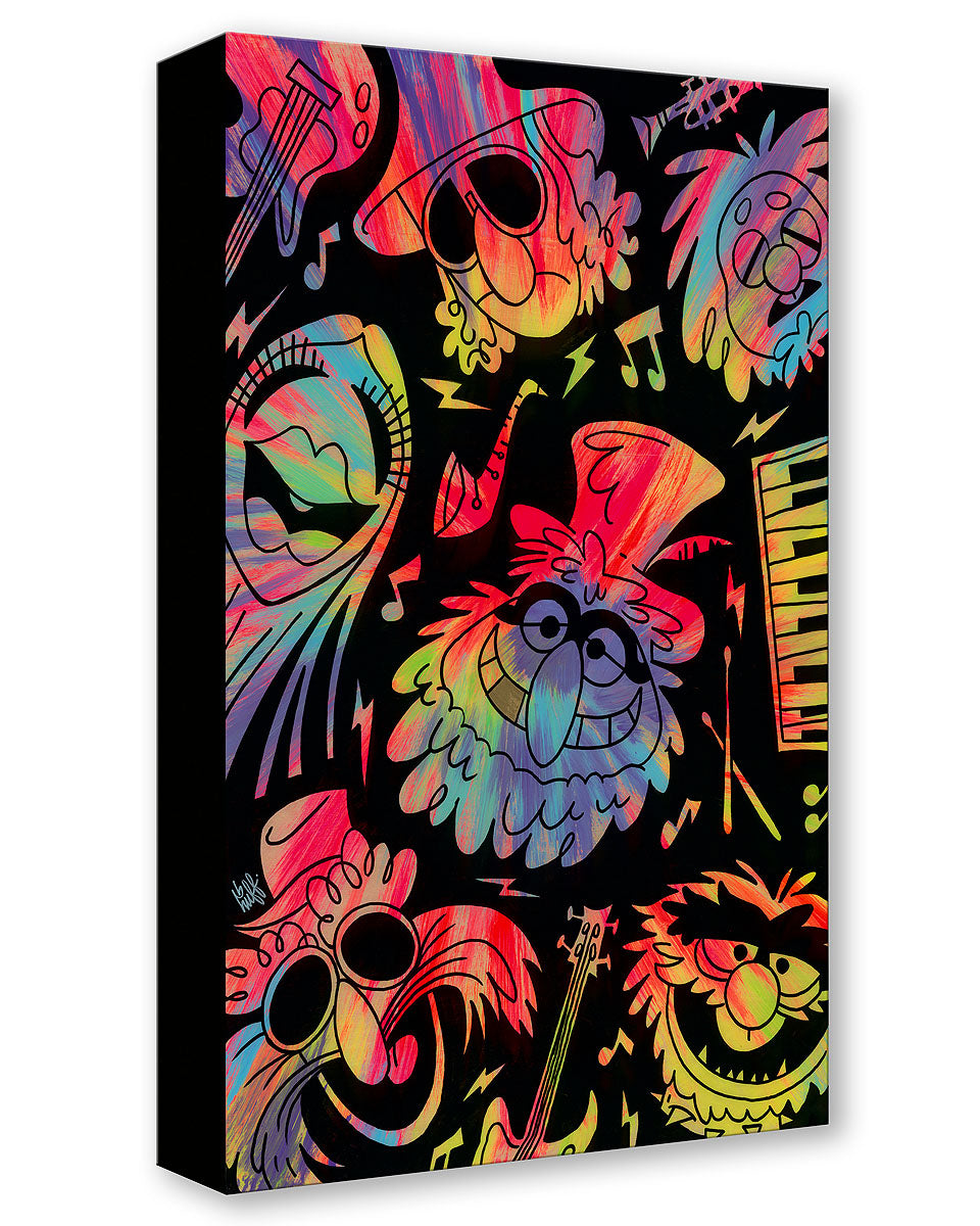 Psychedelic Mayhem - Disney Treasure On Canvas