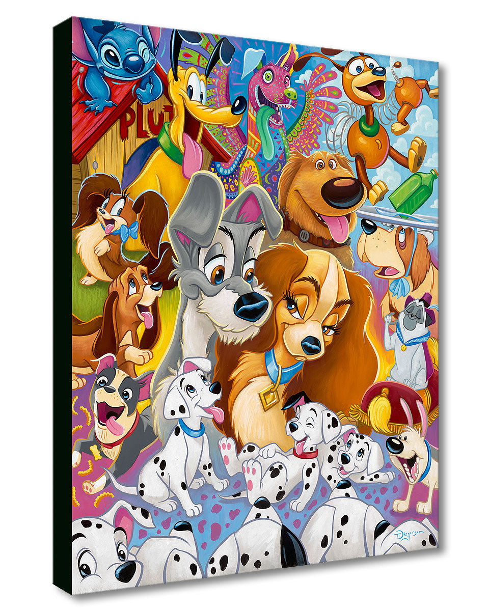 So Many Disney Dogs - Limited Edition Unframed