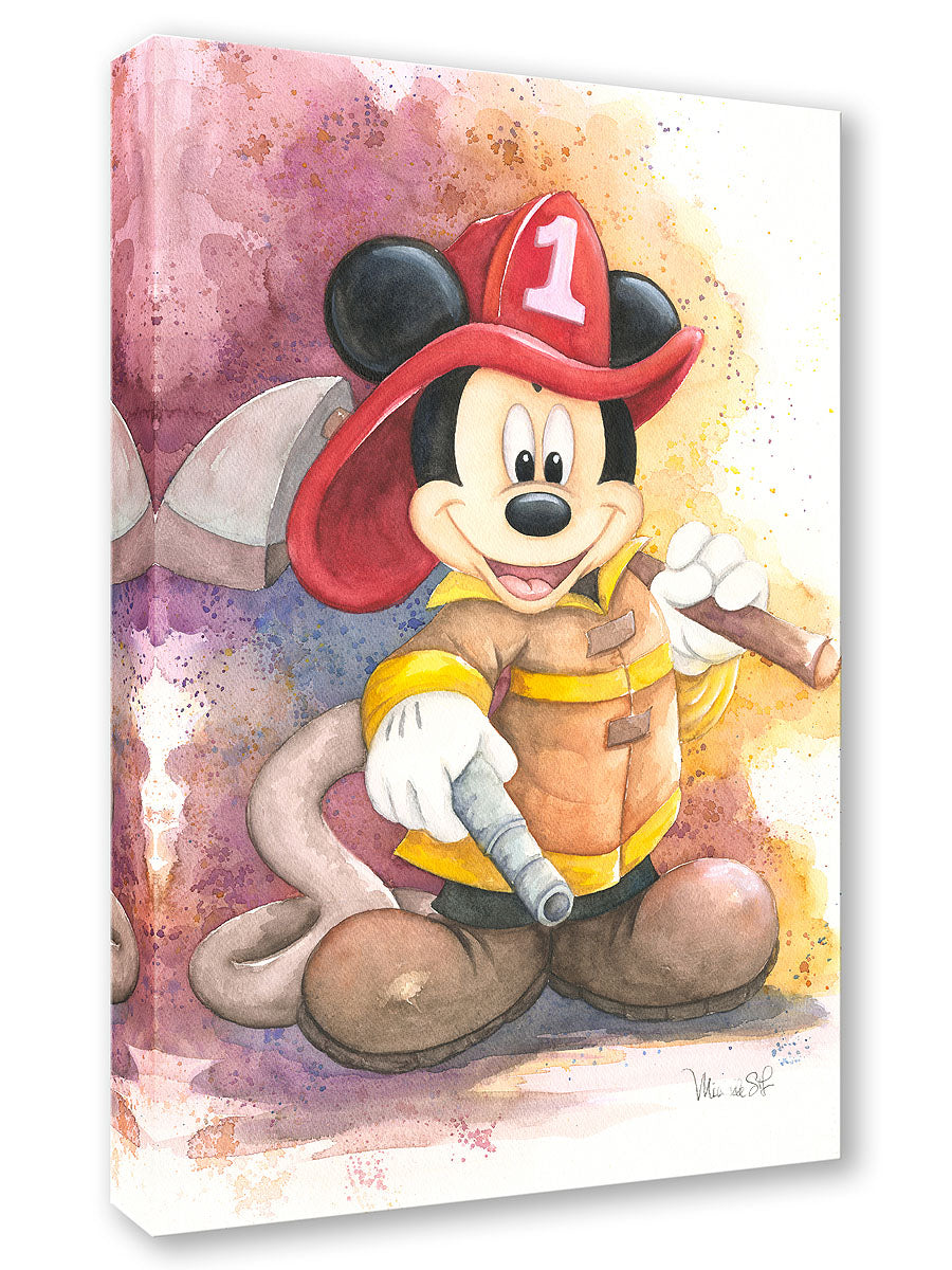 Fireman Mickey - Limited Edition Unframed