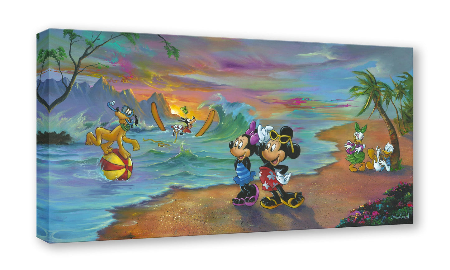 Mickey And The Gang's Hawaiian Vacation - Limited Edition Unframed