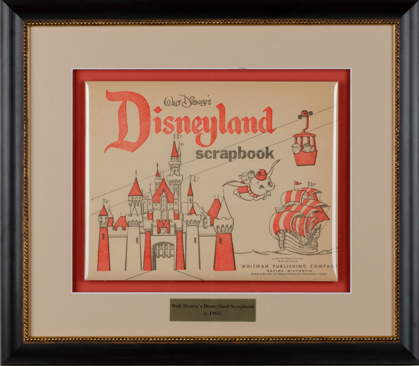 Early Walt Disney's Disneyland Scrapbook