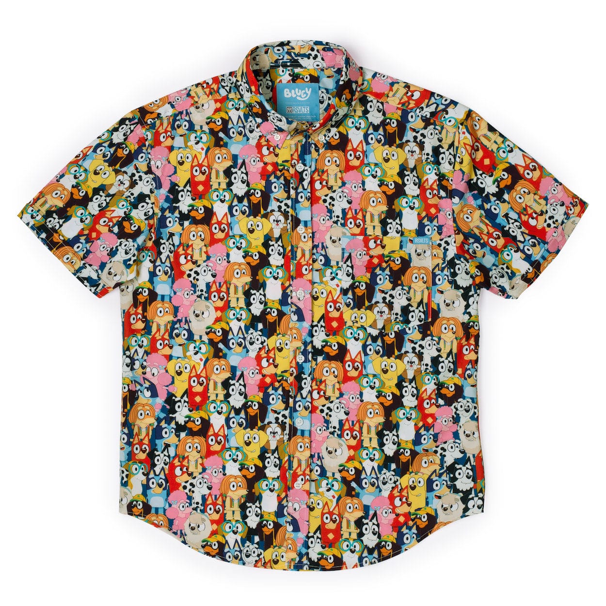 RSVLTS-Bluey-Primary Pals-Short Sleeve Shirt