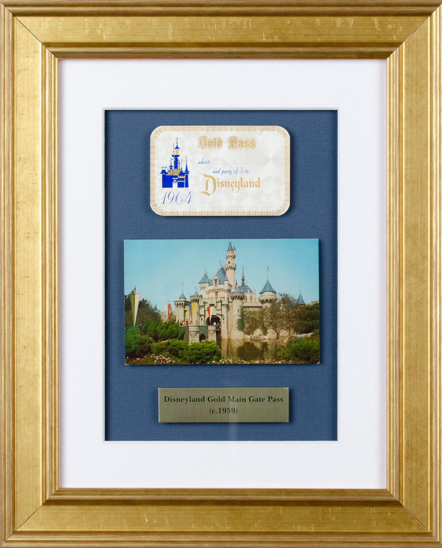 Disneyland Gold Main Gate Pass