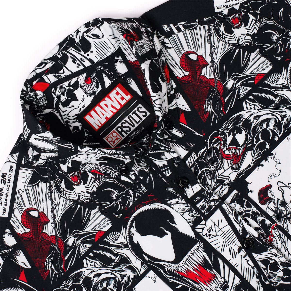 RSVLTS-Marvel 85th Anniversary- Spider VS. Symbiote-Short Sleeve Shirt