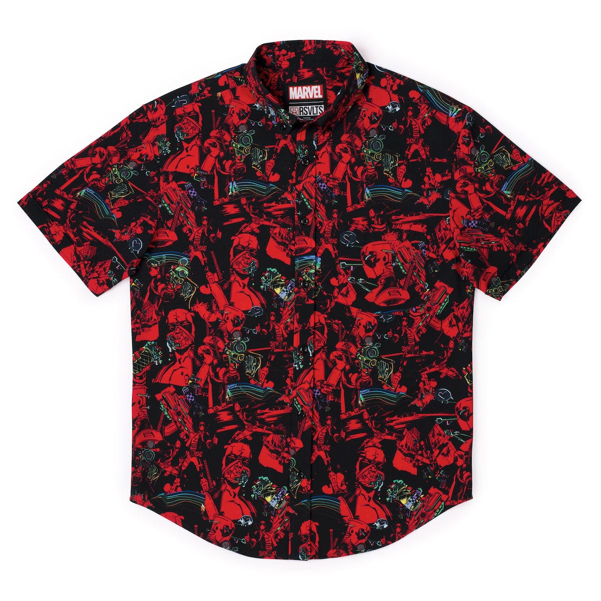 RSVLTS-Marvel-Deadpool-Maximum Effort-Short Sleeve Shirt