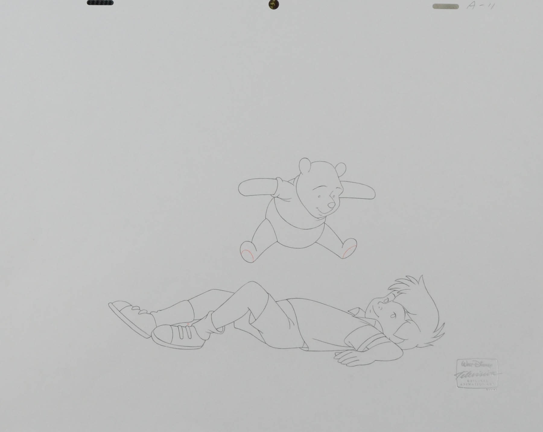 Winnie The Pooh Drawing by Herbert S Bell - Fine Art America