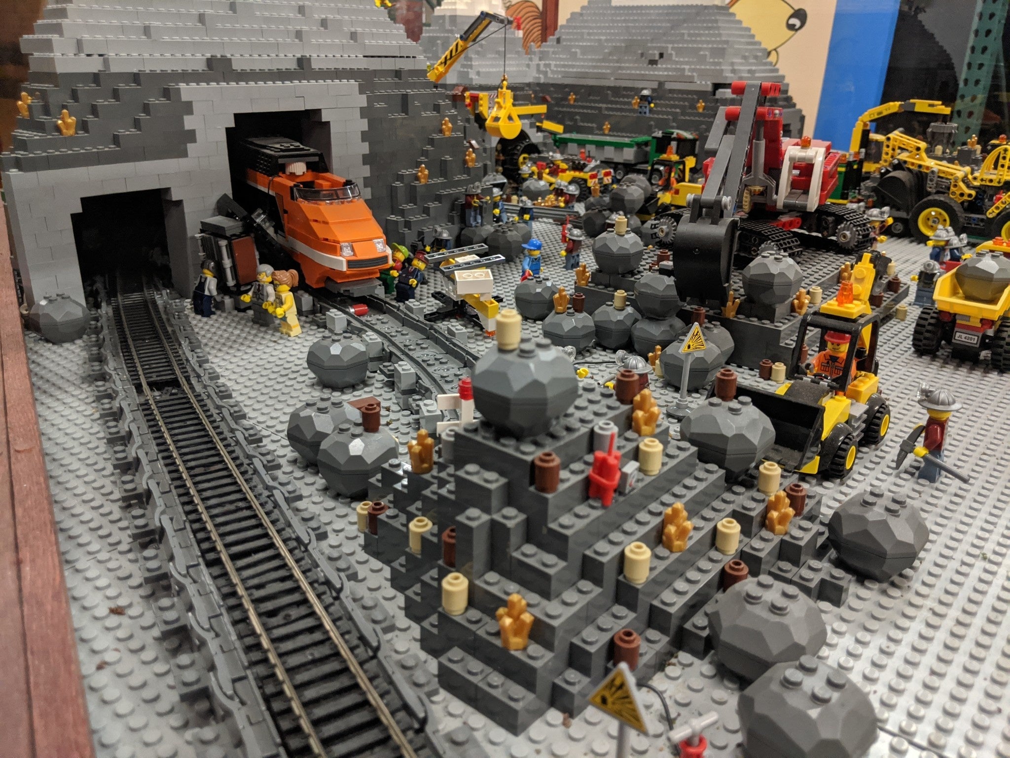 Lego custom cheap train track